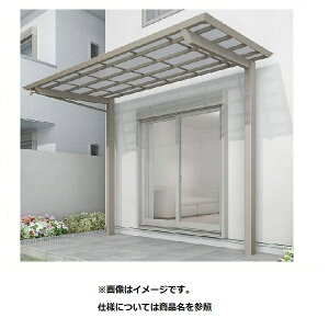 【送料無料】 【法人様限定商品 個人宅・現場配送不可】四国化成 スマート トップ 基本セット 後柱仕様 標準高 間口3742×4尺(1257) SMTRB-K3713 木調タイプ/熱線吸収ポリカ