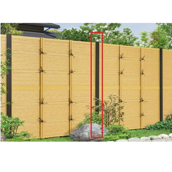 楽天市場】三協アルミ 樹脂竹垣 紗更 「御簾垣」 独立施工タイプ 