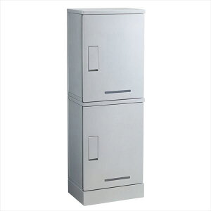 Kawamura ルスポ シェア(SHARE)集合住宅用 ボックス2段 架台設置タイプ KD2-50C 『宅配ボックス』