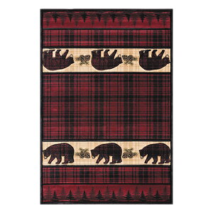 �_�b�`�E�G�X�g�W���p�� ���O �R�e�[�W�R���N�V���� Cottage Collection �x�A�[�X�g�[�� �o�[�K���f�B ���[���T�C�Y ��160cm×����230cm UW40834R �w ���O�}�b�g �k�� �� ������� �d�X�g�[�u �A�N�Z�T