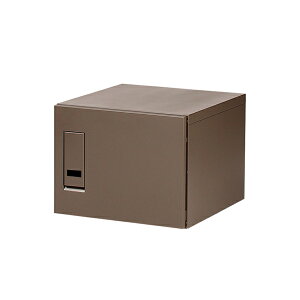 エスディエス 集合住宅向け宅配ボックス セミラージタイプ 収納サイズ:45L TK72-WB-R-A 『賃貸 マンション アパート 後付け 宅配ボックス ポスト一体型 防滴 大容量 暗証番号』 ウォルナットブ