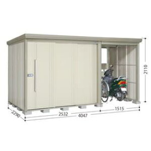 タクボ物置 TP/ストックマンプラスアルファ TP-SZ4022 『物置 屋外 大型 倉庫 小屋 収納庫 diy サイクルポート タイヤ テント 庭 おしゃれ』【追加金額で取付工事可能】 ムーンホワイト