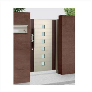 【送料無料】【法人様限定商品 個人宅・現場配送不可】四国化成 アルディ門扉5型 柱仕様 1012 片開き 『ゲート 部材 ガーデン 住宅 境界 入口 塀 壁 diy おしゃれ 形材 門扉』 セピアブラウン