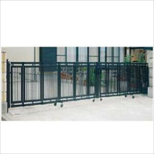 YKKAP エクスライン伸縮ゲート2型 両開き 51W MGE-G72 『カーゲート 伸縮門扉』