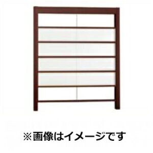 【マラソン対象】【木目調 目隠し ルーバー】リクシル Gスクリーン 横格子タイプ クリアマットパネル段数 4段 基本本体 H29 W15 『アルミフェンス 柵』