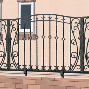 三協アルミ 鋳物フェンス アリッサム 本体 1008 フリー支柱タイプ 『アルミフェンス 柵』