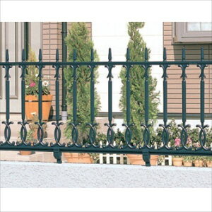 三協アルミ 鋳物フェンス キャスモア3型 本体 1006 フリー支柱タイプ 『アルミフェンス 柵』