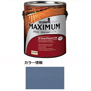 【マラソン対象】PPG社 オリンピック マキシマムステイン ソリッド 半造膜(塗りつぶし)タイプ 『目安耐用年数8年 ウッドデッキ 塗装 濡れ縁 塗料』 アムステルダム