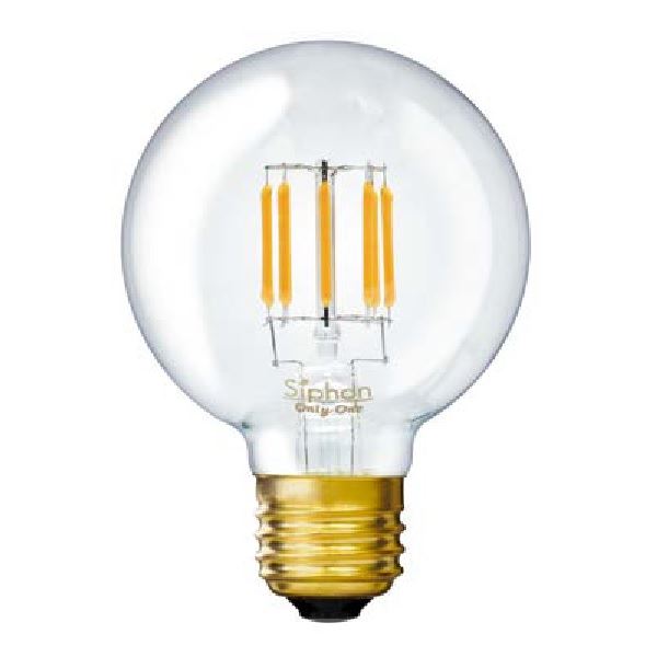 ビートソニック 【85%OFF!】 昔ながらの電球の美しさ × LED電球の性能 サイフォン クリア 電球色 LDF87 ボール70 最安値挑戦
