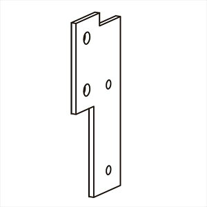 YKKAP アウターシェード 枠付け用選択部品セット 雨戸付引違い窓 半外付/外付 妻戸あり2枚戸袋 1枚仕様 本体用ユニット B1/B7/H2/S1/YW 7AN-GMA-A