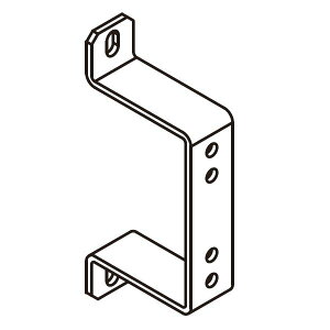 YKKAP �A�E�^�[�V�F�[�h �Ǖt���p�I�𕔕i���j�b�g ���o���u���P�b�g 50mm 4�� YS 7AN-GA-A-4 �V���o�[