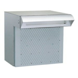 ハッピー金属 ステンレスポスト ファミール676-K (差入口・受箱一体型タイプ) 『郵便ポスト』 ステンレスヘアーライン