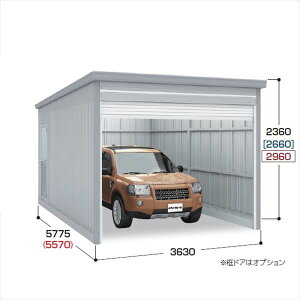 【関東・東海地方限定配送】【送料無料】イナバ物置 GARADIA ガレーディア GRN-3657H 豪雪型 標準屋根 1台用 『 車庫 ガレージ 倉庫 シャッター コンテナ カーポート diy キット 自転車 バイク 駐
