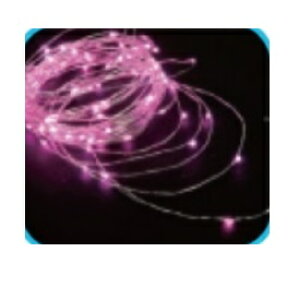 【マラソン対象】コロナ産業 室内用LEDジュエリーライト100球 JE100P LED色:ピンク色 『イルミネーションライト』