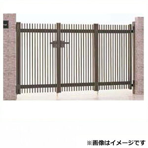【送料無料】リクシル ハイ千峰(せんぽう) 3枚折戸(キャスターなし) 06-10 『アルミ門扉』『LIXIL ゲート 部材 ガーデン 住宅 境界 入口 塀 壁 diy おしゃれ 形材 門扉』
