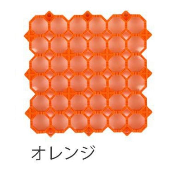 ミヅシマ工業 エイトチェッカーDX 本体 150×150×13ｍｍ 1ケース（200ピース入） オレンジ ＃420-0050 オレンジ