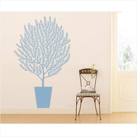 東京ステッカー 高級ウォールステッカー 植物 オリーブ Sサイズ ＊TS0001-BS ライトブルー 『おしゃれ かわいい』 『壁 シール』