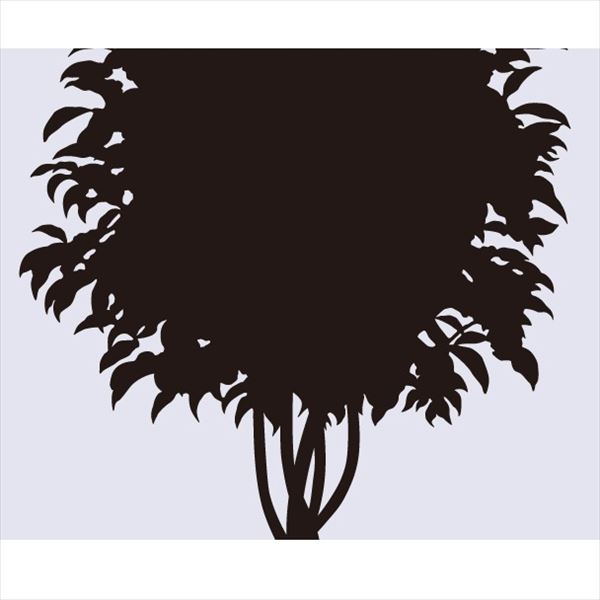 東京ステッカー 凛と背筋を伸ばしたリアルなベンジャミンの木 高級ウォールステッカー 植物 ベンジャミン Sサイズ TS0002-FS 壁 高評価の贈り物 シール かわいい ブラック 爆安 おしゃれ
