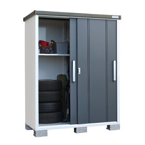 サンキン物置 COOL クール EC-1590(GK) 一般型 『 物置 屋外 小型 中型 大型 おしゃれ タイヤ収納 』 GK