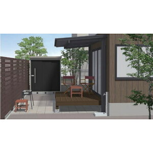 タクボ物置 ND/ストックマン ND-SZ5826 結露減少屋根 標準棚 多雪型 『物置 屋外用 大型 倉庫 小屋 屋外 収納庫 diy 大容量 吊り戸 鍵つき 庭』 ナイトブラック