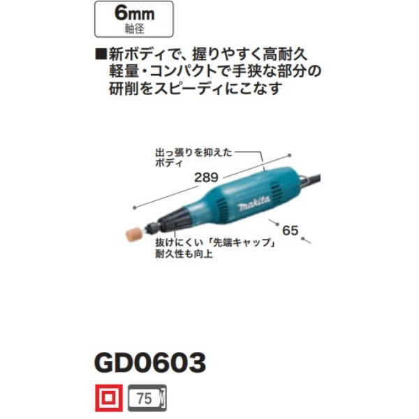 マキタ ミニグラインダ GD0603：エクステリアのプロショップ キロ+