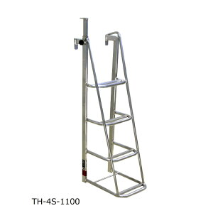 ナガノ アルミトラック用ステップ 4段 手摺付き TH-4S-1100