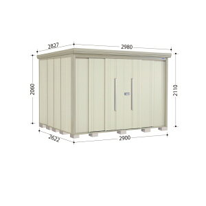 タクボ物置 ND/ストックマン 背面棚 ND-2926 標準屋根 一般型 『追加金額で工事可能』 『物置 屋外用 大型 倉庫 小屋 屋外 収納庫 diy 大容量 吊り戸 鍵つき 庭』【追加金額で取付工事可能】