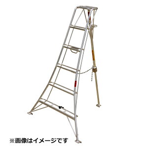 個人宅配送不可 ナガノ アルミ三脚 NS型支柱スライド式 傾斜地用 NS-7 『アルミ三脚』 法人様限定