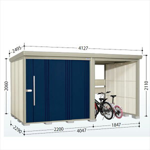 【マラソン対象】タクボ物置 TP/ストックマンプラスアルファ TP-S40R22 『物置 屋外 大型 倉庫 小屋 収納庫 diy サイクルポート タイヤ テント 庭 おしゃれ』【追加金額で取付工事可能】 ディ