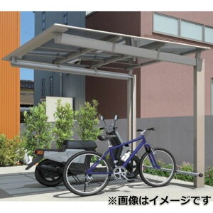 サイクルポート 三協アルミ ニューマイリッシュ 逆勾配 ミニタイプ 基本タイプ 2922 H20 本体:アルミ形材/屋根材:ポリカ 『サビに強いアルミ製 家庭用 自転車置き場 屋根』