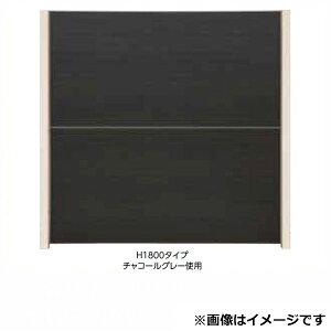 【マラソン対象】タカショー エバーアートボードフェンス 3型セット 片面 60角柱 両柱