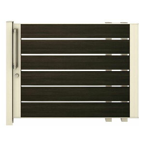 【送料無料】YKKAP ルシアススライド W03型 標準柱 14-16R 片引き 片面シリンダー錠セット 『横板格子 ノンレール式引き戸 門扉』『ゲート 部材 ガーデン 住宅 境界 入口 塀 壁 diy おしゃれ 形材