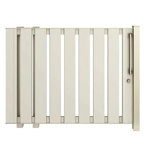 【送料無料】YKKAP ルシアススライド S01型 標準柱 12-16L 片引き 片面シリンダー錠セット 『たてスリット ノンレール式引き戸 門扉』『ゲート 部材 ガーデン 住宅 境界 入口 塀 壁 diy おしゃれ