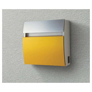 パナソニック FASUS FF フェイサスFF ラウンドタイプ パネル:アルミ塗装(ダンディライアン) CTCR2203Y 『郵便ポスト』 ダンディライアン(黄)