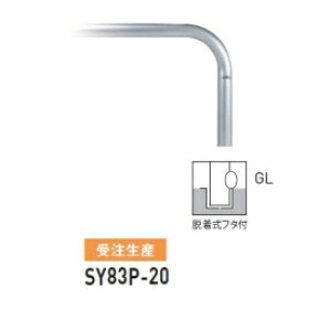�l��z���s�� ��� SY83P-20 �o���J�[���^ �X�^���_�[�h �X�e�����X�^�C�v W2000×H800 ���a76.3mm �E�����t�^�t