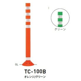 個人宅配送不可 帝金 TC-100B 接着剤・アンカー別途 Tコーン ベース式 H1000