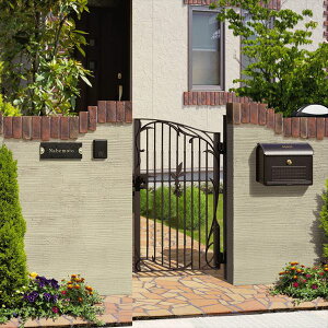 【送料無料】三協アルミ 門扉 フェアル 3型 片開きセット 門柱タイプ 0712 #LHZ-01錠仕様『ゲート 部材 ガーデン 住宅 境界 入口 塀 壁 diy おしゃれ 鋳物 洋風 門扉』