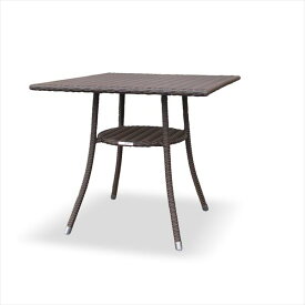 かじ新 RAUCORD AMALFI ダイニングテーブル 700×700 『ガーデンテーブル ガーデンファニチャー』 ダークブラウン