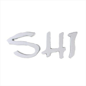 オンリーワン エッジネームプレート 切文字 1〜3文字基本価格 タイプ26 NA1-SA26SI *3文字までの金額。4文字以降は追加金額が必要となります。 『表札 サイン 戸建』