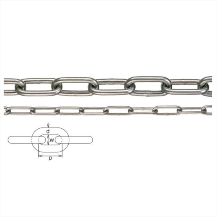 楽天市場 水本機械製作所 チタンチェーン 線径5mm Ti 5 価格は1m単価で商品は1本もので納品です エクステリアのキロ楽天市場支店