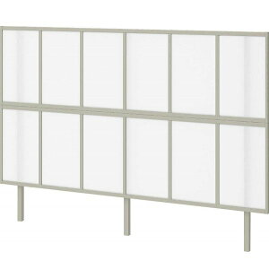 【送料無料】 【法人様限定商品 個人宅・現場配送不可】四国化成 スマート トップ オプション 前面パネル 中柱・後柱仕様 2段タイプ 延高 基本セット用 間口4346用 07ZPE-K2043SC