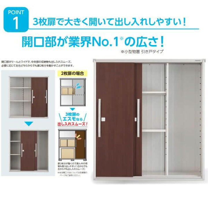 楽天市場】【出し入れし易い】ヨドコウ エスモ／ESF ESF-1305A WE  