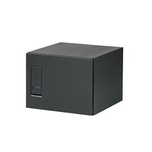 エスディエス 集合住宅向け宅配ボックス セミラージタイプ 収納サイズ:45L TK72-CG-R-A 『賃貸 マンション アパート 後付け 宅配ボックス ポスト一体型 防滴 大容量 暗証番号』 チャコールグレ