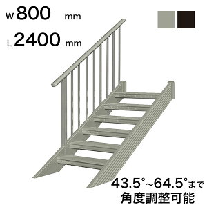 XcA~H STAIRS XeA[Y Ў萠tiiqjKi L2400mm Ki W800mm 萠}ؒT 2200mm plP 1570mm Xebv 7 pxߔ͈ 43.5°`64.5° ̑ω׏d 150kg S2