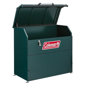 ヨドコウ × コールマン ヨドストレージボックス Colemanモデル YMSB-1207-CM『 物置 屋外 小型 収納 スリム おしゃれ ヨド物置 YODOKO Coleman エスモdiy キット 』 グリーン