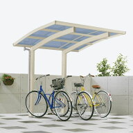 サイクルポート YKKAP アリュース ミニ 600タイプ 22-21 ポリカ屋根 標準基本セット 『サビに強いアルミ…