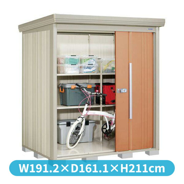 楽天市場】タクボ物置 ND／ストックマン 背面棚 ND-1814 標準屋根 一般 