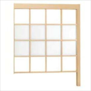 【マラソン対象】リクシル Gスクリーン 角格子タイプ クリアマットパネル段数 2段 連結本体 H24 W20 『アルミフェンス 柵』