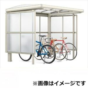 リクシル サイクルポート フーゴAプラス パーク 29-18型 パネル高さ H:1800 熱線吸収ポリカ板 『サビに強いアルミ製 家庭用 おしゃれ 自転車置き場 屋根』 アルミ形材色