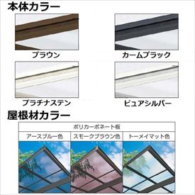 楽天市場】【送料無料】YKK 独立テラス屋根（600N／m2） レセパ 1間×4